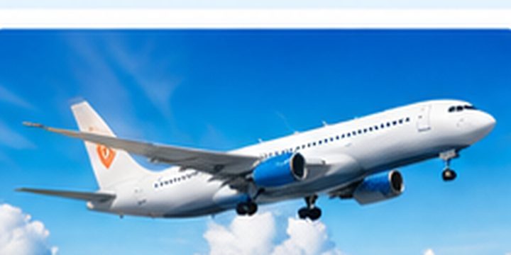 Passenger airplane in flight